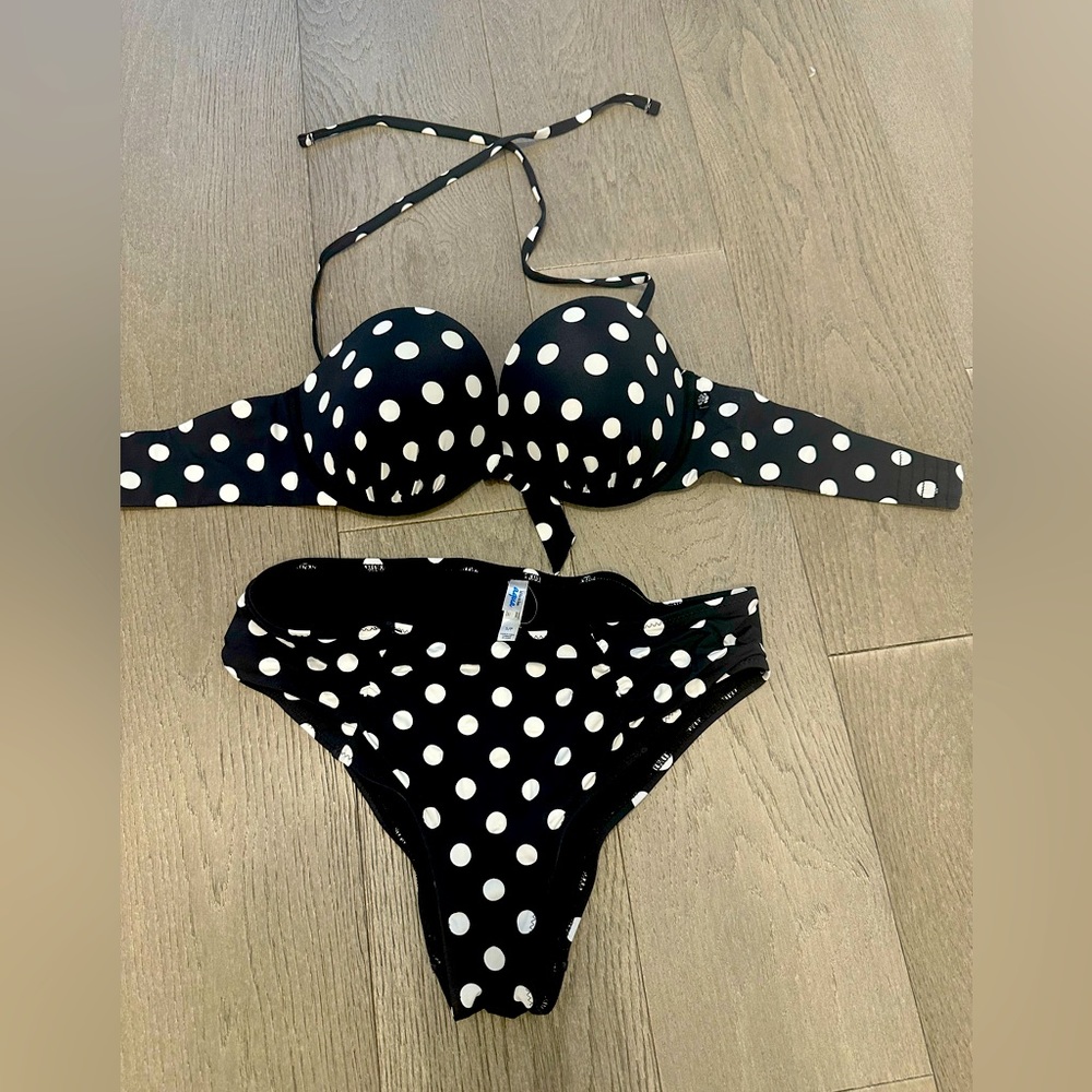 Polka dot bikini